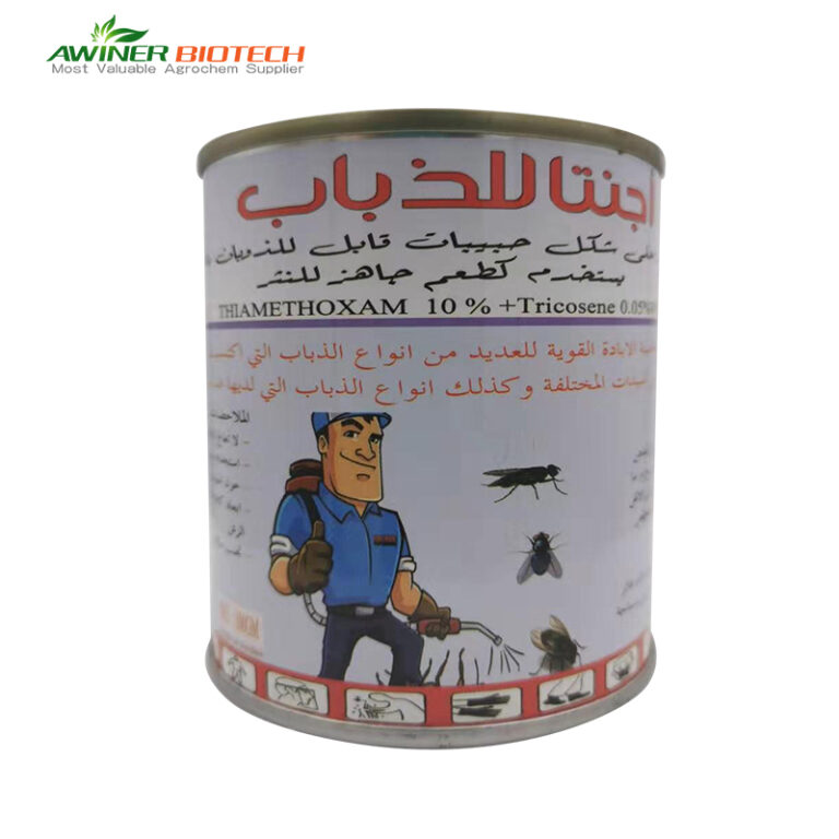 Thiamethoxam 10% + (z)-9-tricosene 0.05%WDG  fly killing bait 